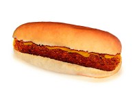 Köttkrokett hotdog